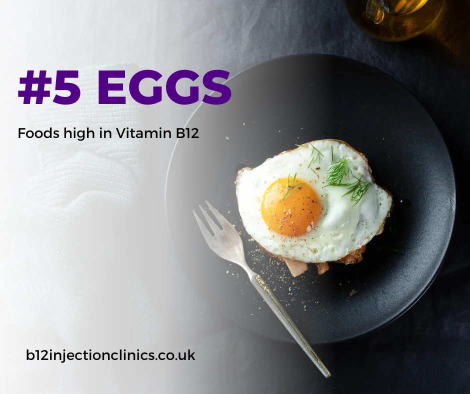 Foods high in vitamin b12 - eggs