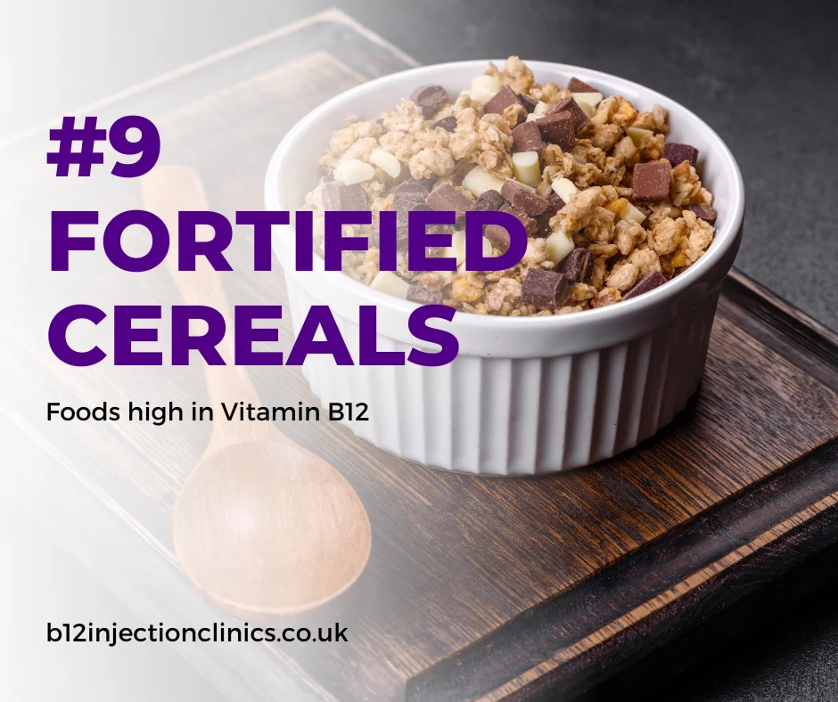 Foods high in vitamin b12 - Fortified cereals