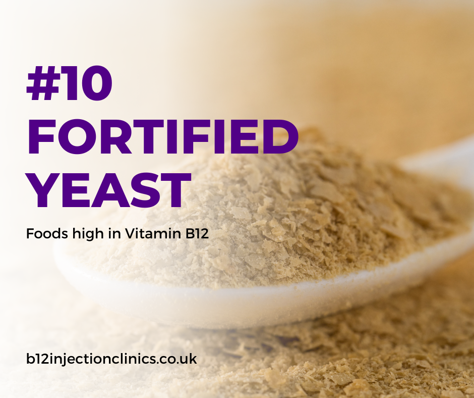 Foods high in Vitamin B12 - yeast